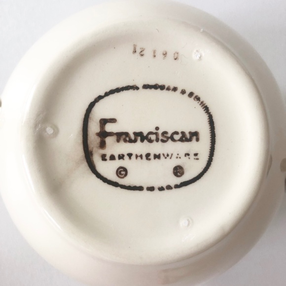 Vintage Franciscan Desert Rose Creamer & Sugar Set - Picture 13 of 14